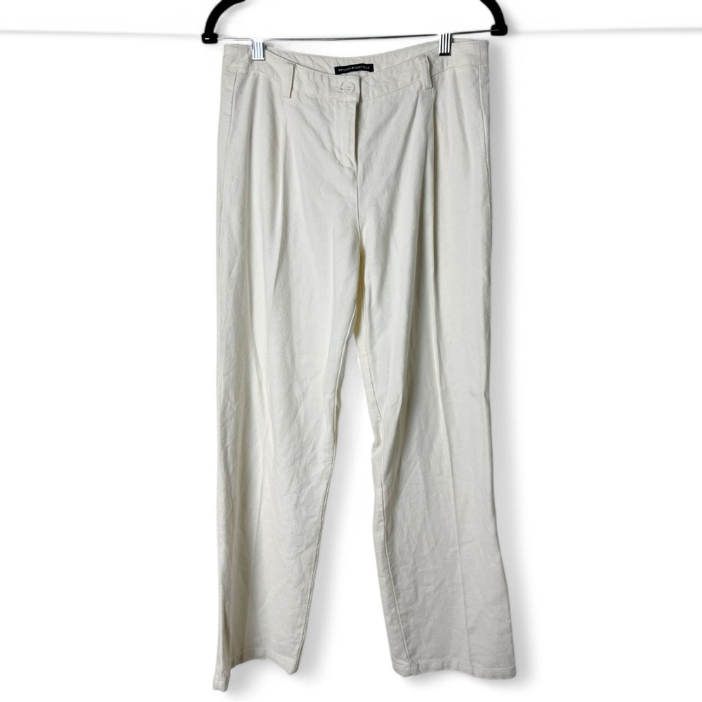 Brandy Melville - Women’s Linen Blend Wide Leg Trousers - Sz. S